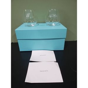 Tiffany & co. Stemless Crystal wine glass